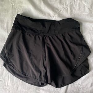 Lululemon high rise running shorts